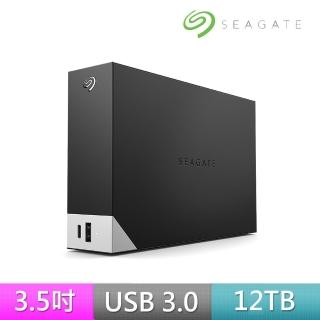 【SEAGATE 希捷】One Touch Hub 12TB 雙USB 3.5吋外接硬碟(STLC12000400)