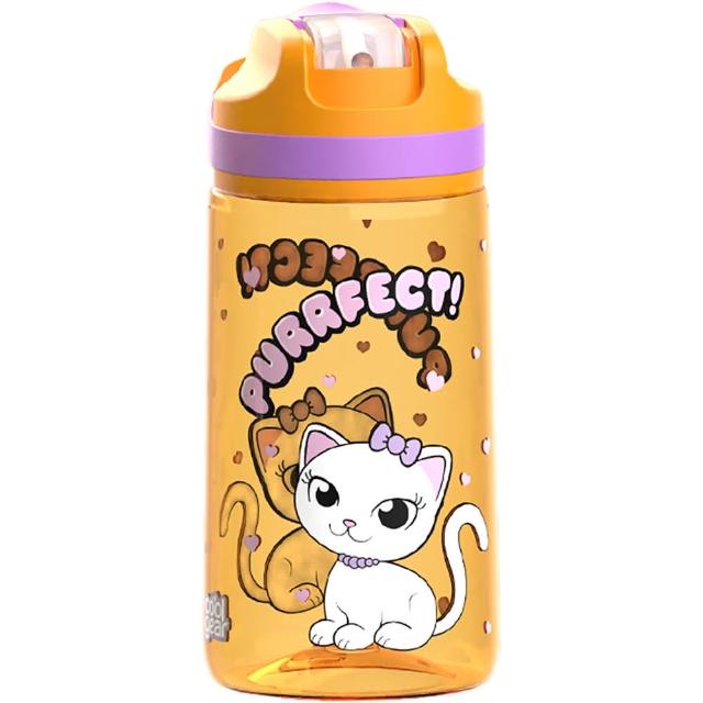 【Cool Gear 酷樂】兒童翻蓋吸管式水壺480ml（本款有2種版本彩盒）(美國標準製程品質控管)