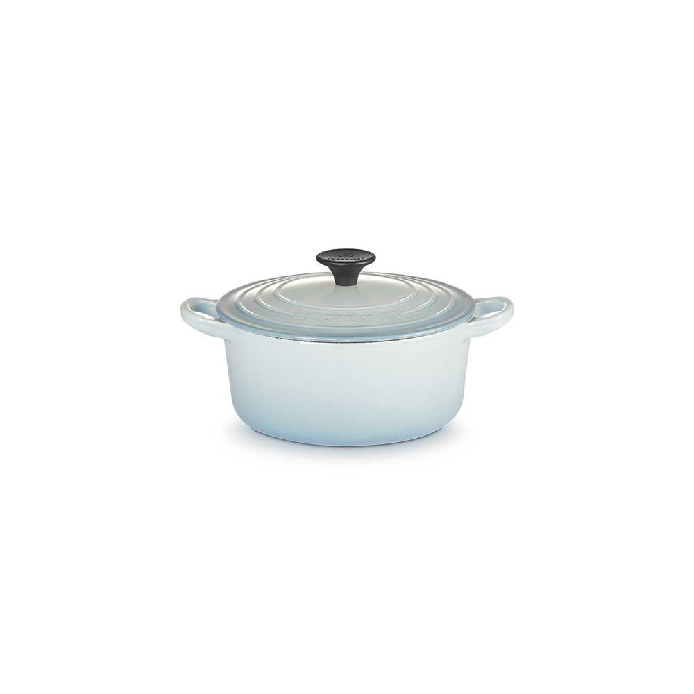 Le Creuset】琺瑯鑄鐵鍋圓鍋18cm(雪紡粉-電木頭) - momo購物網- 好評