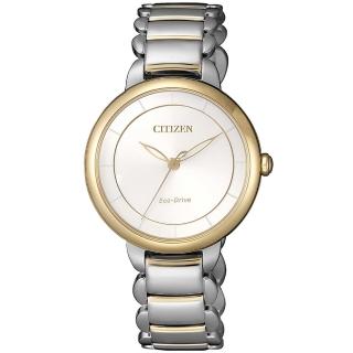 【CITIZEN 星辰】L系列 光動能簡約優雅女錶-30.5mm(EM0674-81A)