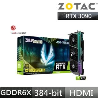 【ZOTAC 索泰】GAMING RTX 3090 AMP Core Holo 顯示卡(ZT-A30900C-10P)