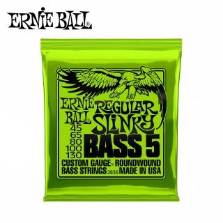 【ERNIE BALL】2836 Regular Slinky 45-130 五弦電貝斯套弦(原廠公司貨 商品保固有保障)