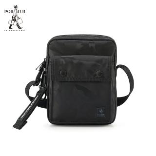 【PORTER INTERNATIONAL】MILLER斜背包(黑)