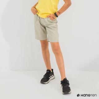 【Hang Ten】男童-RELAXED FIT鬆緊短褲(灰褐)