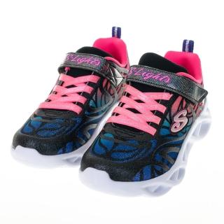 【SKECHERS】女童系列 TWISTY BRIGHTS 燈鞋(302305LBKMT)