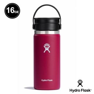 【Hydro Flask】旋轉咖啡蓋 16oz/473ml 保溫瓶(酒紅色)