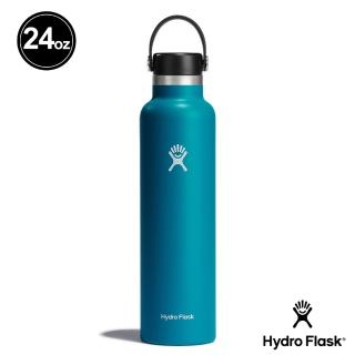 【Hydro Flask】標準口霧面 24oz/710ml 真空保溫瓶(湖水藍)