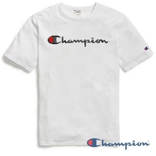 【Champion】刺繡logoTee-白色