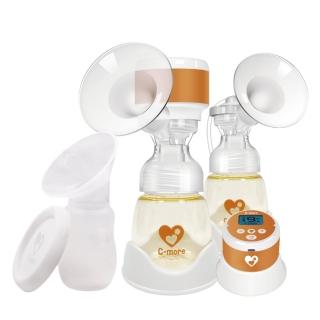 【Cmore】C1三合一雙邊電動吸乳器+一擠一集真空吸力擠乳器(吸乳器)