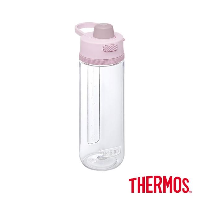 【THERMOS 膳魔師】買1送1_mo獨家不鏽鋼輕量自動上鎖保溫瓶450ml+輕水瓶710ml(JNS-455+TP4329)