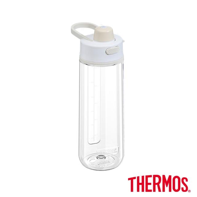 【THERMOS 膳魔師】買1送1_mo獨家不鏽鋼輕量自動上鎖保溫瓶450ml+輕水瓶710ml(JNS-455+TP4329)