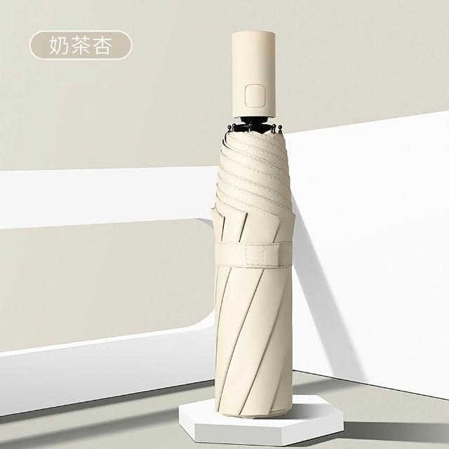 Coloxy 輕量超防曬UPF50+自動傘 時尚配色 大傘面晴雨傘(8骨防風/黑膠抗UV/遮陽降溫/摺疊傘)