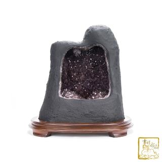 【吉祥水晶】巴西手打洞紫水晶洞 27kg(聚財富錢水)