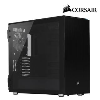 【CORSAIR 海盜船】Carbide Series 678C 電競機殼-黑(低噪音／鋼化玻璃)