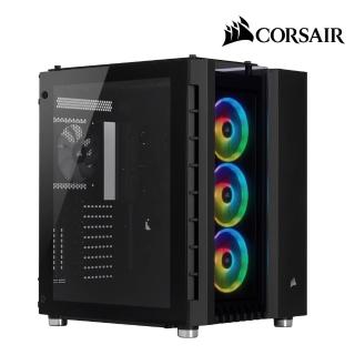 【CORSAIR 海盜船】Crystal Series 680X RGB 電競機殼-黑(智能控制／鋼化玻璃)