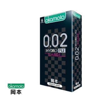 【okamoto 岡本】002L Hydro水感勁薄保險套(6入)