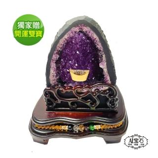 【A1 寶石】ESP烏拉圭天然紫晶洞-同巴西晶洞/聚寶盆/鈦晶超強-招財開運鎮宅化煞風水能量(3kg-ESP-3501G)