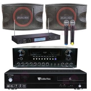 【金嗓】伴唱機4TB+數位傳輸 擴大機+無線麥克風+喇叭(CPX-900 F1+AUSKA AK-868+TR-9688+KA-10PLUS)