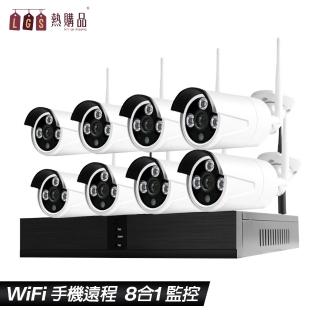 【LGS 熱購品】商用級 八合一監視器 集中監控 高清錄影(日夜監視 / 移動偵測 / IP66防水)