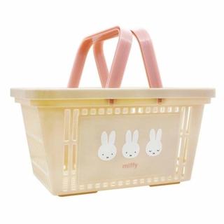 【小禮堂】米菲兔 塑膠通風收納提籃 《米大頭款》(平輸品)