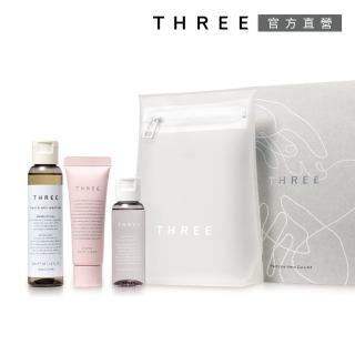 【THREE】春櫻護手隨行組(洗手露+護手凝乳+乾洗手)