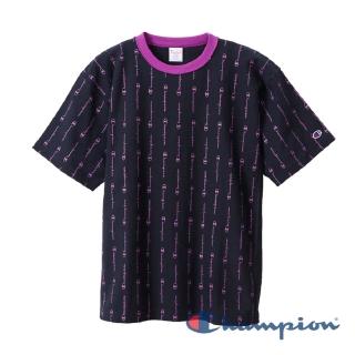 【Champion】RW滿版Logo短Tee-深藍色-9.4oz