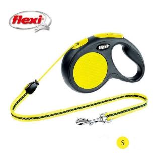 【FLEXI 飛萊希】炫光/索狀/黃/S （FANCS）(牽繩、寵物牽繩)