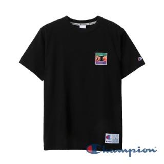 【Champion】AS Logo短Tee-黑色