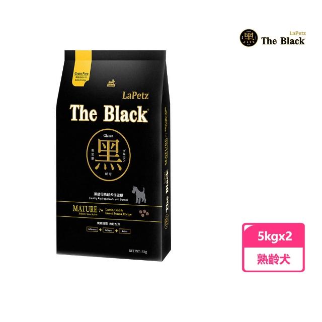 【LaPetz 樂倍】黑酵母無穀/低穀保健糧狗飼料5kg*2入組(免疫保健/皮毛保健/挑嘴飼料/狗糧/狗乾糧/官方直營)