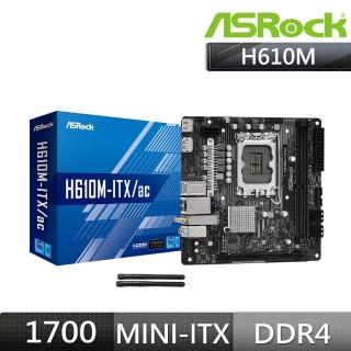 【ASRock 華擎】H610M-ITX/ac INTEL 主機板