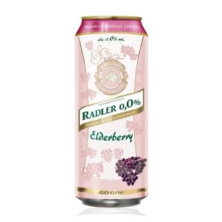 【Radler 0.0% 萊德】德國Radler 0.0% 萊德無酒精啤酒風味飲-接骨木果(500ml)