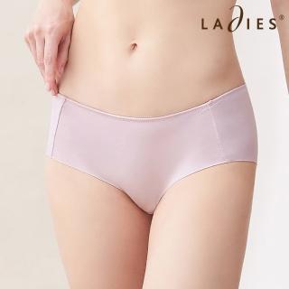 【Ladies 蕾黛絲】衣絲無掛棉感平口內褲 M-EL(裸粉奶茶)