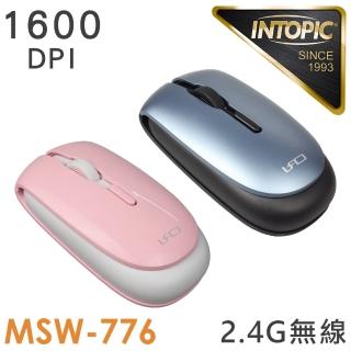 【INTOPIC】2.4GHz飛碟無線光學滑鼠(MSW-776)