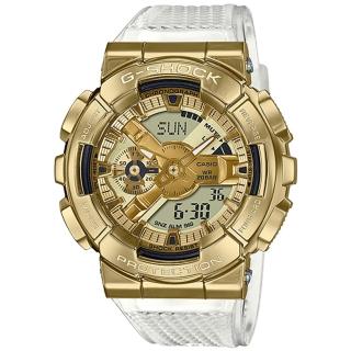 【CASIO 卡西歐】G-SHOCK 華麗酷金雙顯手錶(GM-110SG-9A)