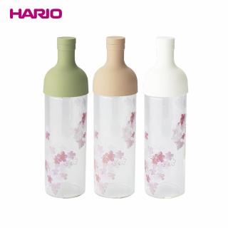 【HARIO】浪漫櫻花款 耐熱玻璃冷泡壺 750mL(冷泡壺 茶壺 耐熱玻璃)