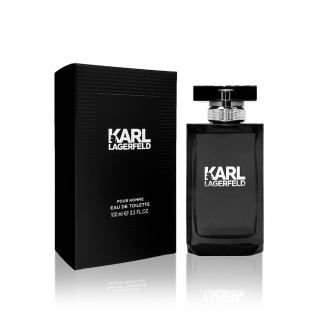 【KARL LAGERFELD 卡爾】同名時尚男性淡香水 100ML(平輸正品)