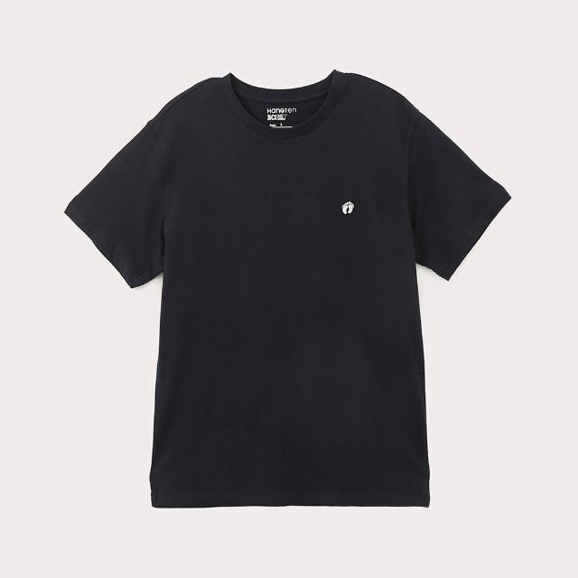 【Hang Ten】男裝-100%純棉 BCI良好棉花圓領短袖素面T恤(多色選)