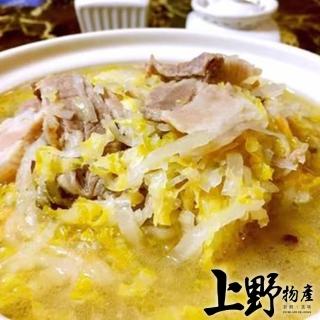 【上野物產】香郁老東北酸菜白肉鍋x9包(1200g±10%/包x9包)