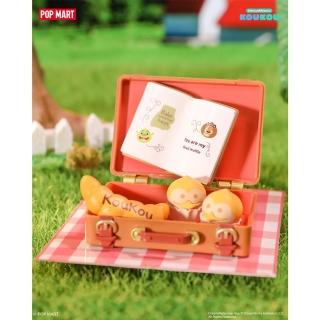【POPMART 泡泡瑪特】KOUKOU悠閒下午茶系列公仔盒玩(兩入隨機款)