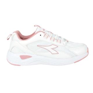 【DIADORA】女專業輕量慢跑鞋-路跑 運動 訓練 白粉紅(DA33621)