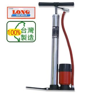 【龍陣原廠】高壓直立氣壓錶打氣筒(LTC-802/自行車/籃球/腳踏車 復古懷舊)