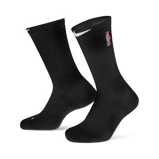 【NIKE 耐吉】襪子 Elite Crew 75週年 男女款 黑 金蔥 籃球襪 NBA 中筒襪(DA4960-010)