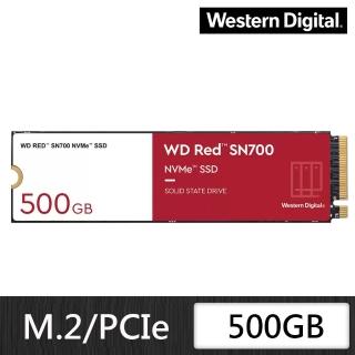 【WD 威騰】紅標 SN700 500GB NVMe PCIe NAS SSD(WDS500G1R0C)