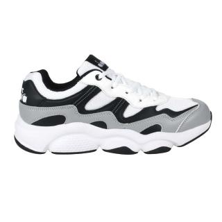 【DIADORA】男運動生活時尚鞋-寬楦-老爹鞋 慢跑 白黑灰(DA73186)