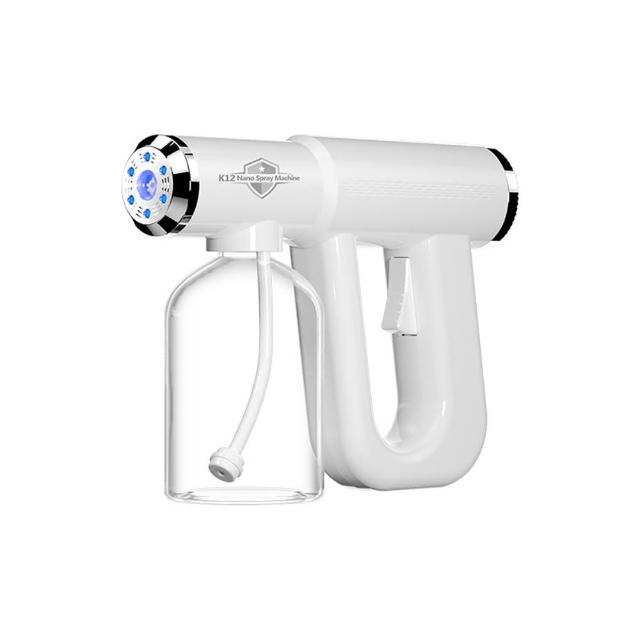 【ANTIAN】K12手持納米藍光霧化消毒槍 防疫殺菌噴霧槍 USB充電消毒機 電動噴霧機 空氣清淨機 300ML
