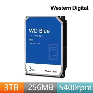 【WD 威騰】藍標 3TB 桌上型3.5吋 SATA硬碟(WD30EZAZ)