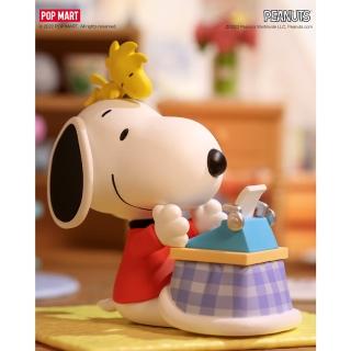 【POPMART 泡泡瑪特】SNOOPY宅在家系列公仔盒玩(兩入隨機款)