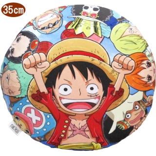 【TDL】ONE PIECE航海王海賊王抱枕午睡枕午安枕靠枕靠墊圓形抱枕 576389