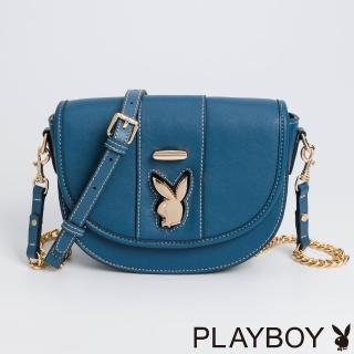 【PLAYBOY】馬鞍包 Cosmopolitan系列(藍色)