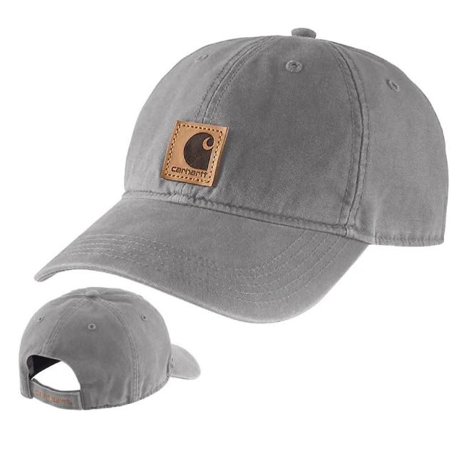 【carhartt】Carhartt ODESSA經典老帽/鴨舌帽/牛皮革標/厚磅粗帆布石洗老舊感 棒球帽 帽子(美國平行輸入)